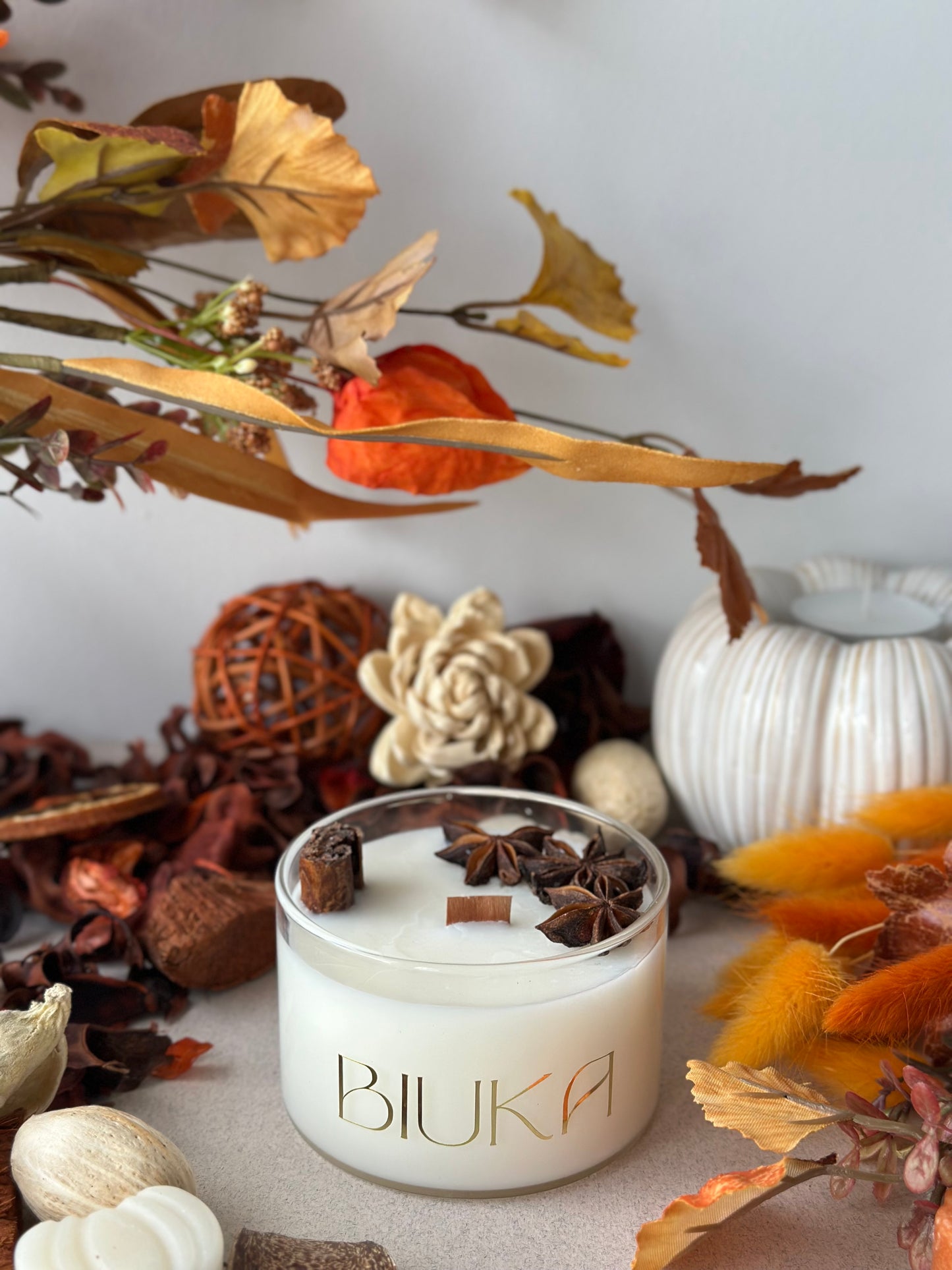 Autumn Handmade Candle | High Quality Candle | Cinnamber Fragrance
