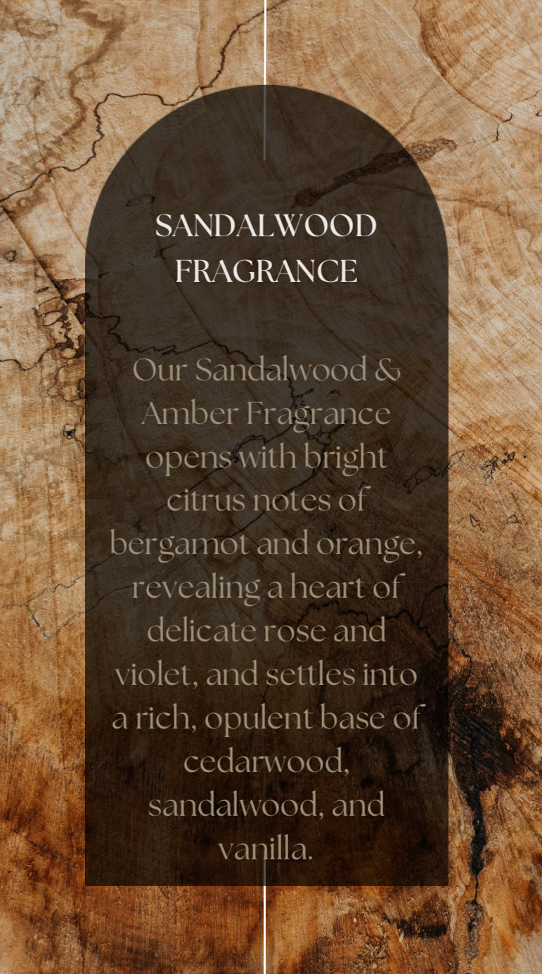 Candle Duo Set High Quality Golden Blossom and Sandalwood