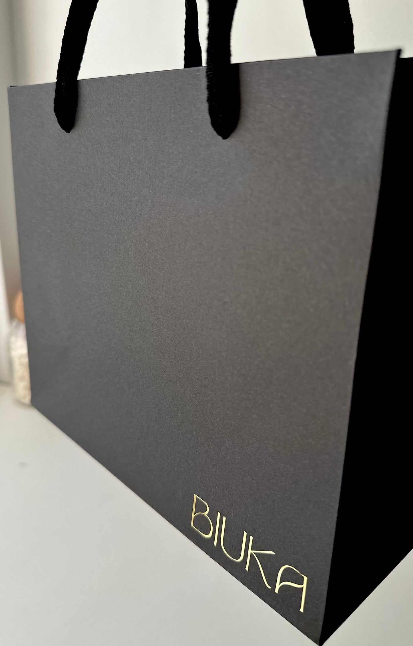 BIUKA Premium Gift Bag Black