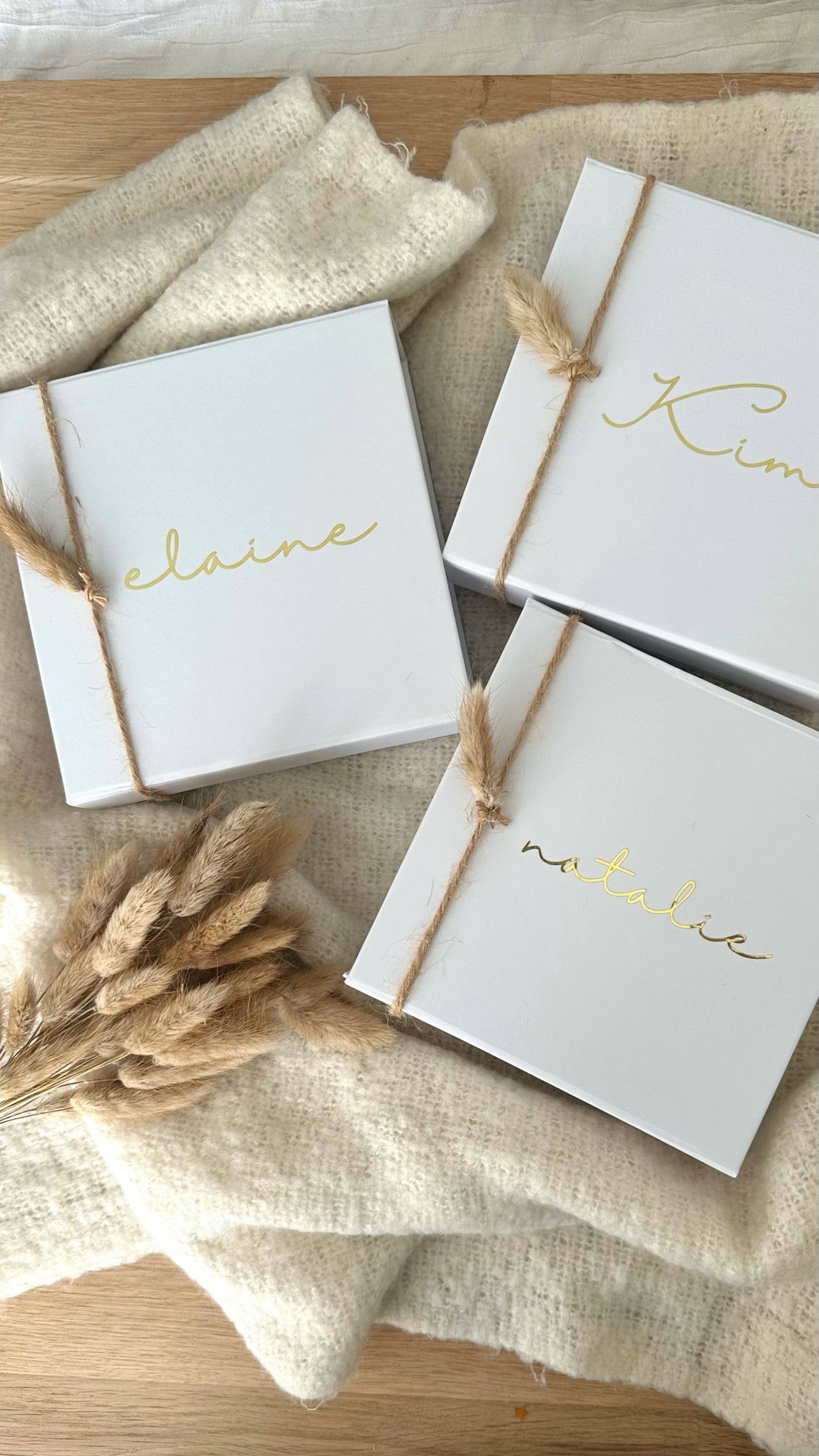 Personalised Name Autumn Handmade Candle Gift Set | High Quality | Cinnamber Fragrance