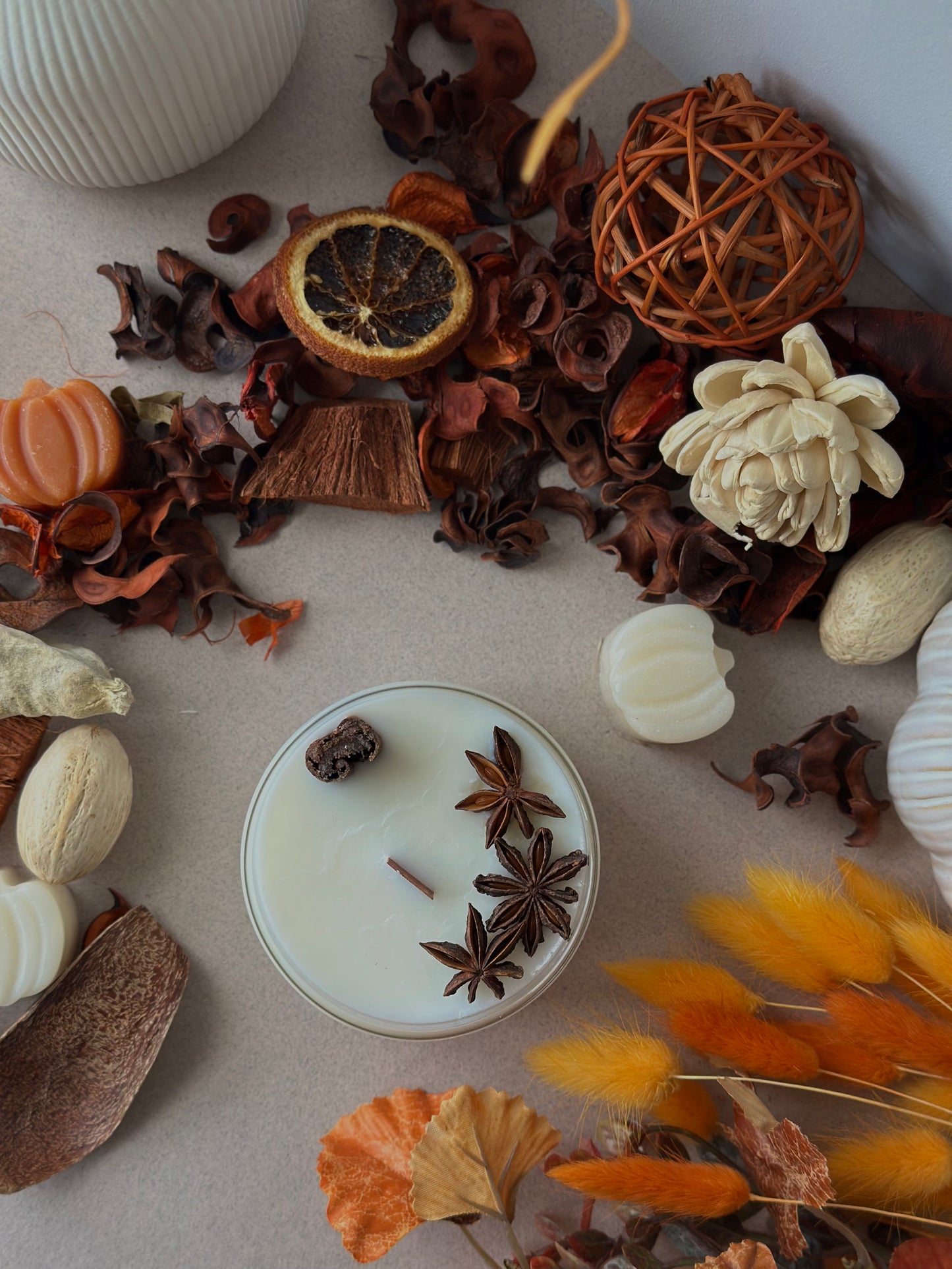 Autumn Handmade Candle | High Quality Candle | Cinnamber Fragrance