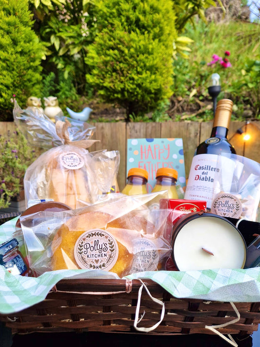 Father’s Day Breakfast Hamper with Candle + Jewel