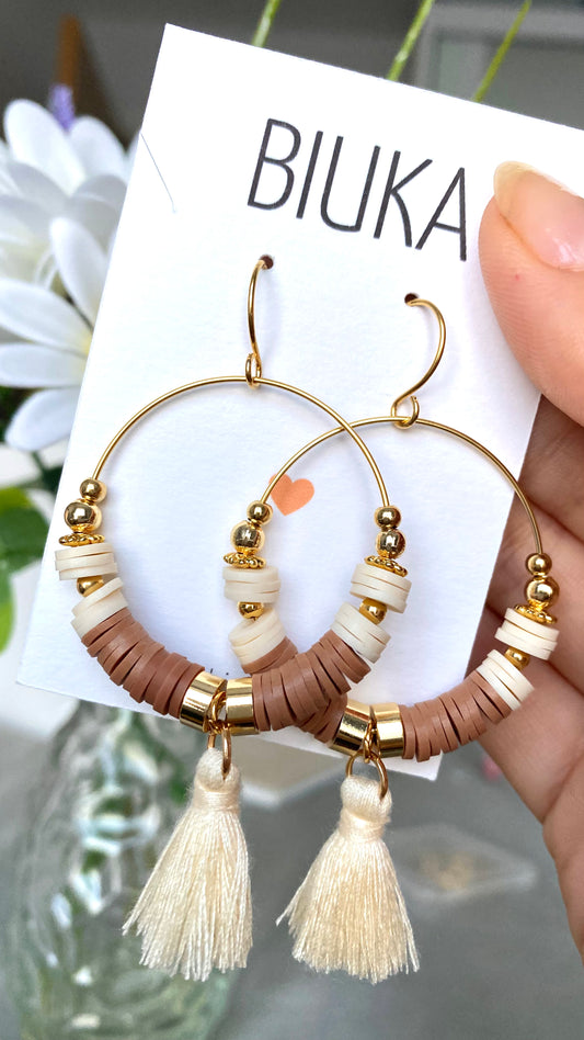 Tassel Hoops Earrings