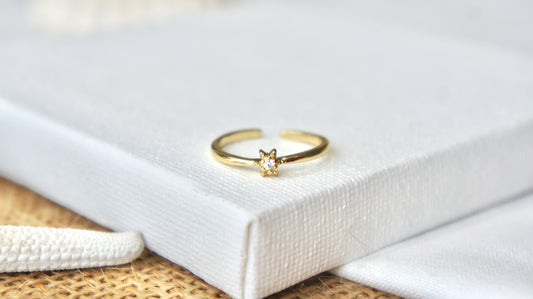 Zirconia Star Ring