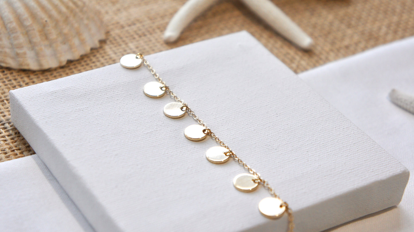 Small Coins Anklet