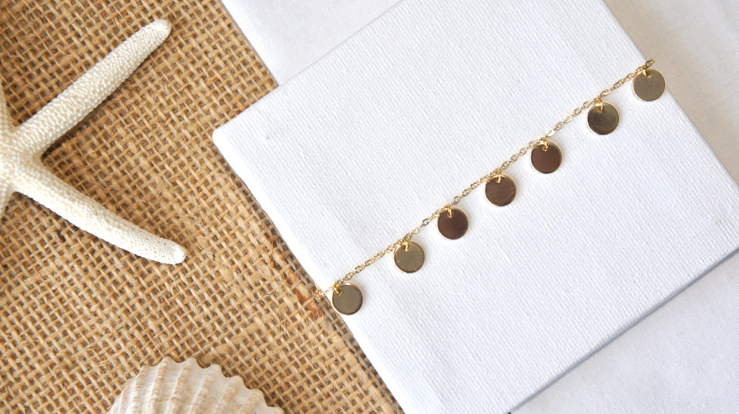 Small Coins Anklet