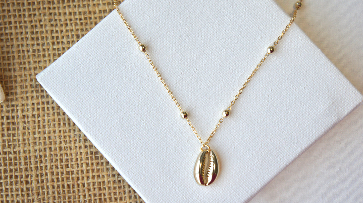 Gold Shell Necklace