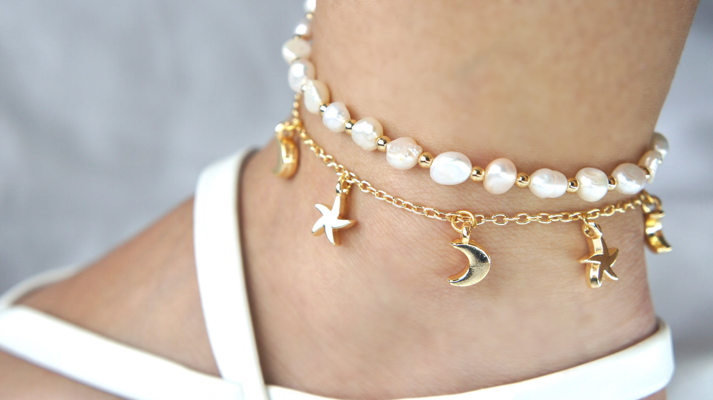 Pearls Anklet