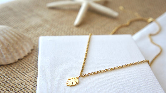 Monstera Leaf Necklace